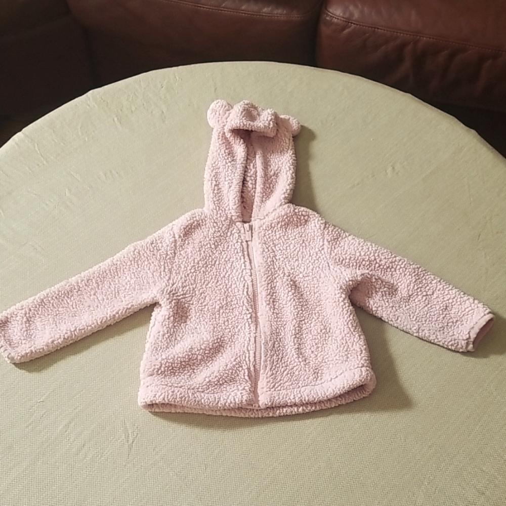 ❣5 for $25 Sale❣ Cozy Light Pink Fleece Hoodie With Ears for Kids